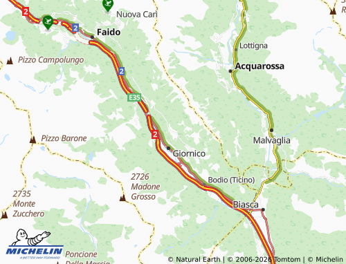Mappa MICHELIN Cavagnago - ViaMichelin