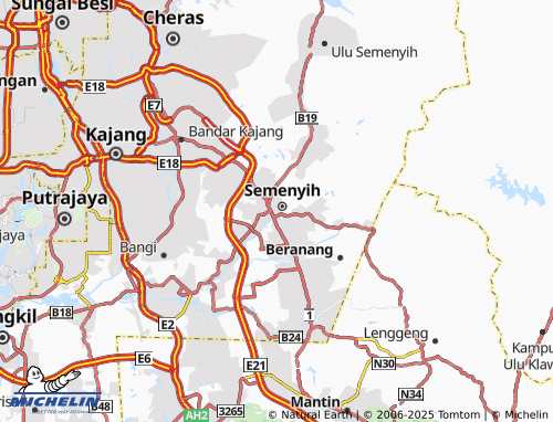 MICHELIN-Landkarte Kampung Sentosa - ViaMichelin