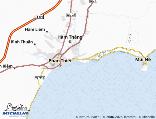 MICHELIN-Landkarte Phú Hài - ViaMichelin