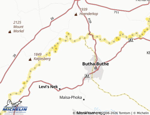 MICHELIN Kotope map - ViaMichelin