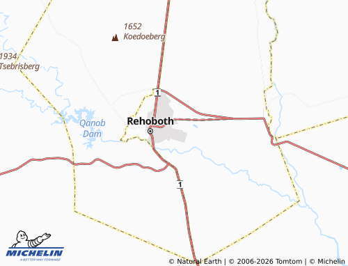 Mapa MICHELIN Rehoboth Block E Extension 1 - ViaMichelin