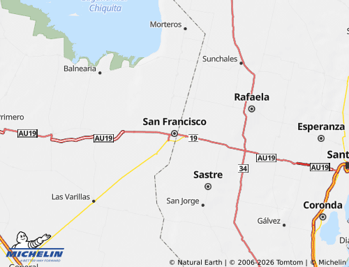 Mapa MICHELIN San Justo - ViaMichelin