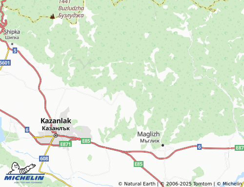 MICHELIN Gorno Izvorovo map - ViaMichelin