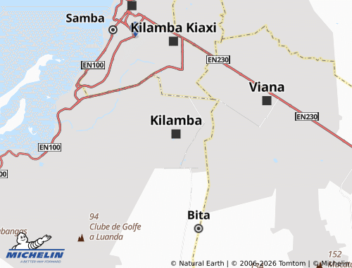 MICHELIN-Landkarte Kilamba - ViaMichelin