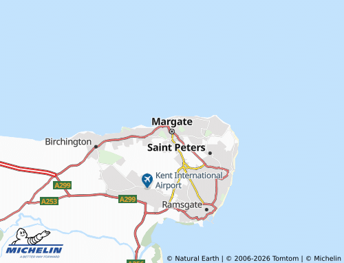 Mappa MICHELIN Margate - ViaMichelin