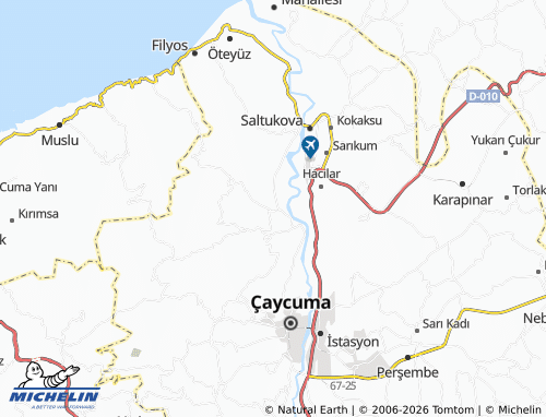 MICHELIN Çomranlı map - ViaMichelin