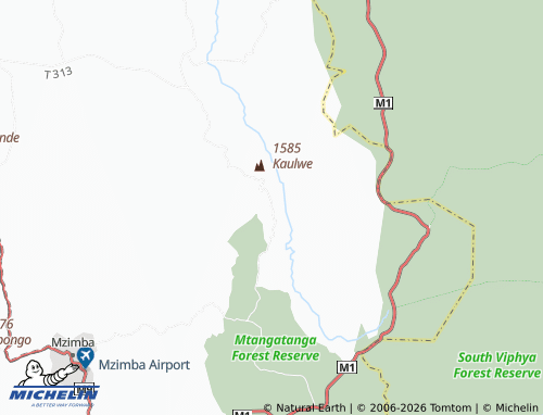 MICHELIN Mathandani map - ViaMichelin