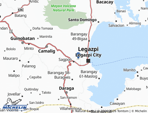 MICHELIN Tagas map - ViaMichelin