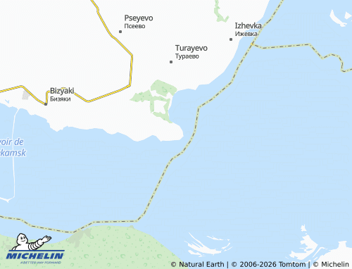 MICHELIN-Landkarte Ikskoye Ust'ye - ViaMichelin
