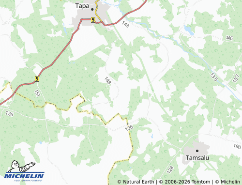 MICHELIN-Landkarte Karkuse - ViaMichelin