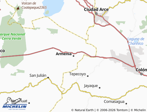 Mapa MICHELIN Armenia - ViaMichelin