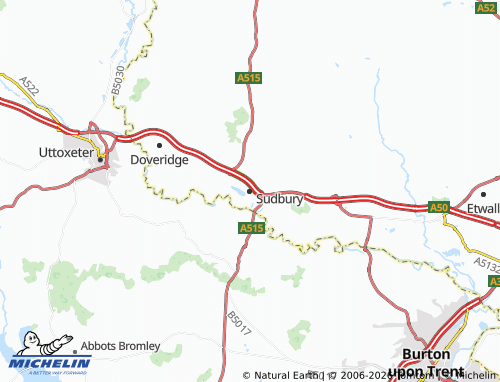 Mappa MICHELIN Sudbury - ViaMichelin
