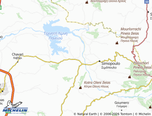Carte MICHELIN Efyra - ViaMichelin