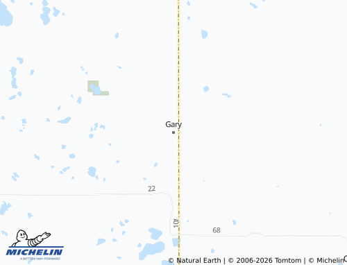 Carte MICHELIN Gary - ViaMichelin