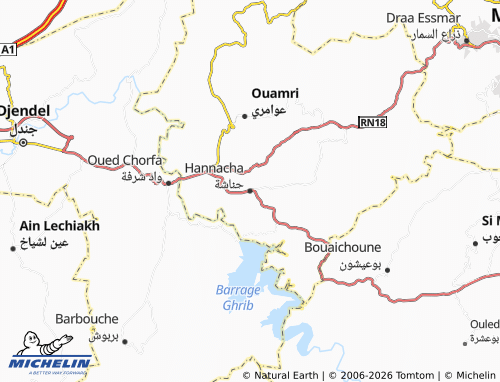 Mappa MICHELIN Hannashah - ViaMichelin
