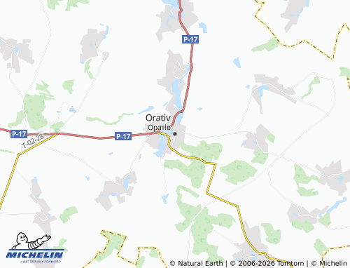 Mappa MICHELIN Orativ - ViaMichelin