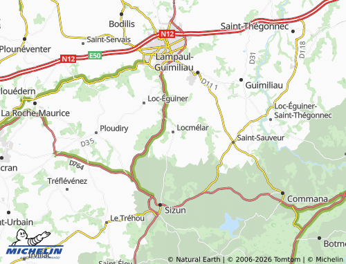 Mappa MICHELIN Locmélar - ViaMichelin