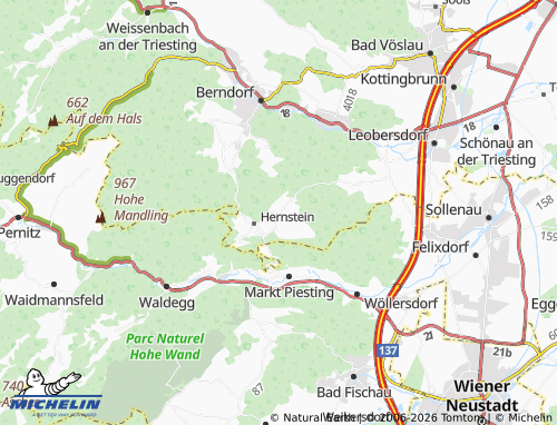 Carte MICHELIN Aigen - ViaMichelin