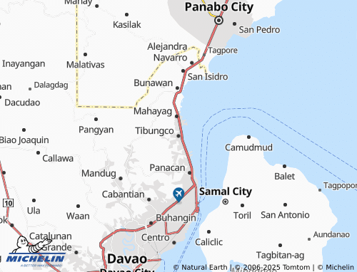 Carte MICHELIN Tibungco - ViaMichelin