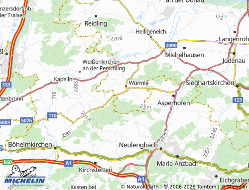 MICHELIN-Landkarte Anzing - ViaMichelin
