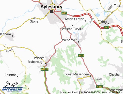 MICHELIN Ellesborough map - ViaMichelin