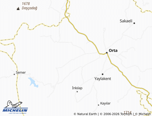 MICHELIN-Landkarte Yuva - ViaMichelin