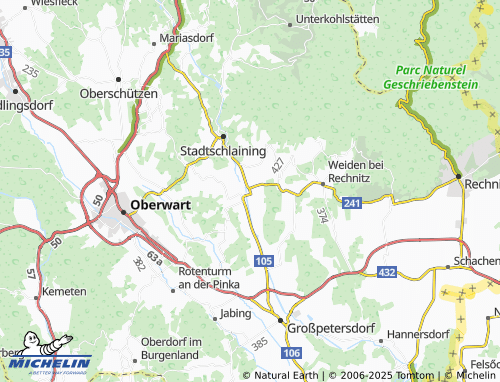 MICHELIN Neumarkt im Tauchental map - ViaMichelin