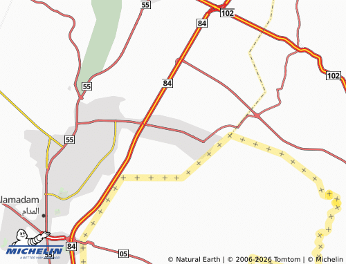 MICHELIN Al Thimed map - ViaMichelin