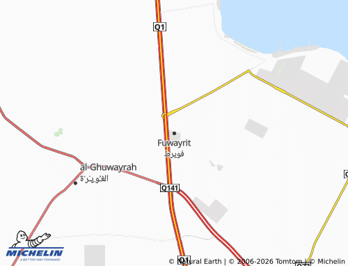 Mapa MICHELIN Fuwayrit - ViaMichelin