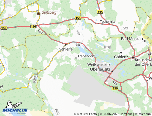 Mappa MICHELIN Trebendorf - ViaMichelin