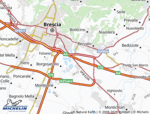 MICHELIN Buffalora map - ViaMichelin
