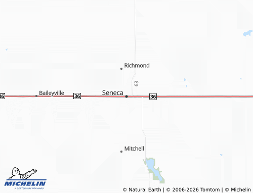 Mapa MICHELIN Seneca - ViaMichelin