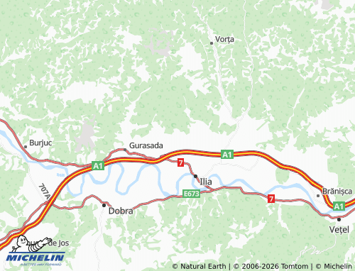 Carte MICHELIN Cuieș - ViaMichelin