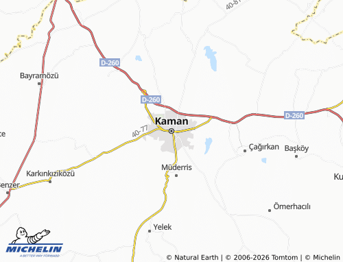 MICHELIN Kaman map - ViaMichelin