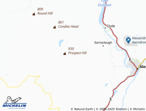MICHELIN-Landkarte Fraser Dam - ViaMichelin