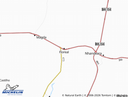 Mapa MICHELIN Floreal - ViaMichelin