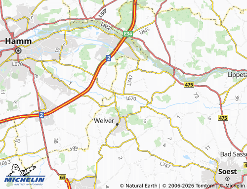 MICHELIN Dinker map - ViaMichelin