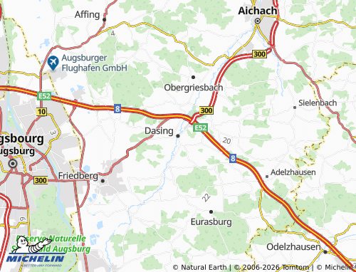 MICHELIN-Landkarte Dasing - ViaMichelin