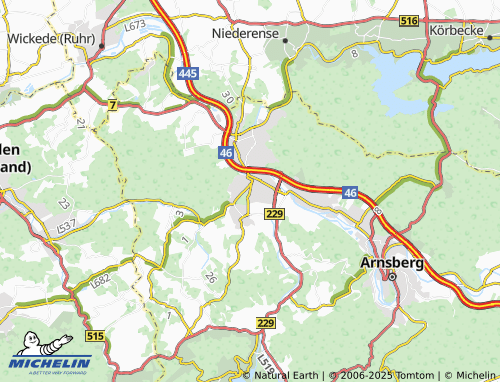 MICHELIN-Landkarte Mühlenberg - ViaMichelin