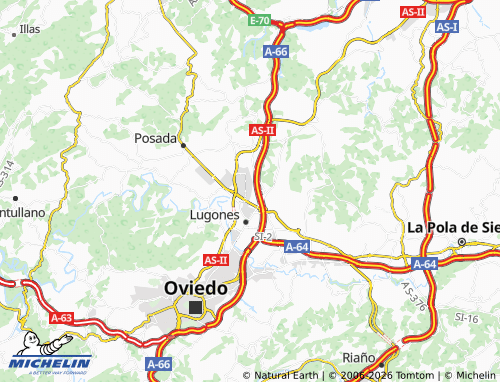 MICHELIN-Landkarte Silvota - ViaMichelin