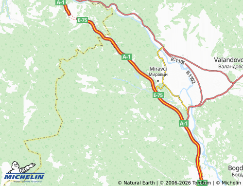 Mapa MICHELIN Petrovo - ViaMichelin