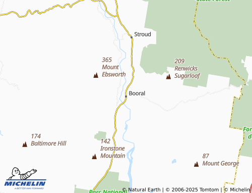 MICHELIN Booral map - ViaMichelin