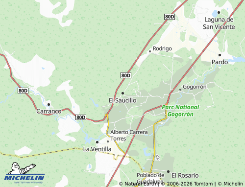 Mapa MICHELIN El Saucillo - ViaMichelin