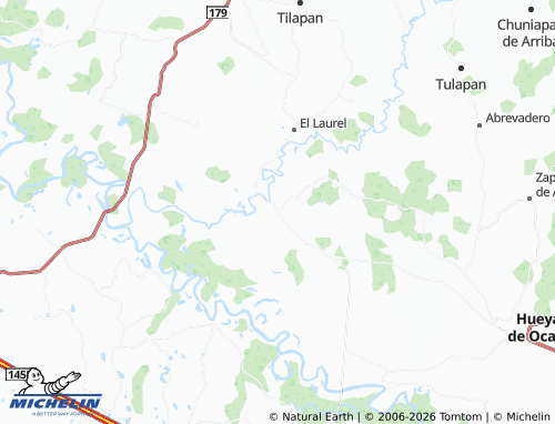 Mapa MICHELIN Chacalapan - ViaMichelin