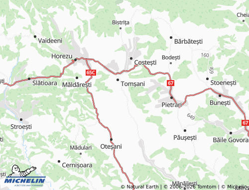 Mappa MICHELIN Chiceni - ViaMichelin