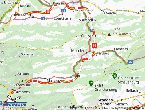 Mapa MICHELIN Perrefitte - ViaMichelin