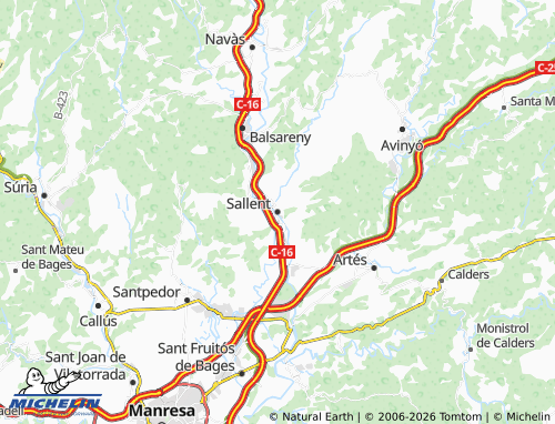 Mappa MICHELIN Sallent - ViaMichelin