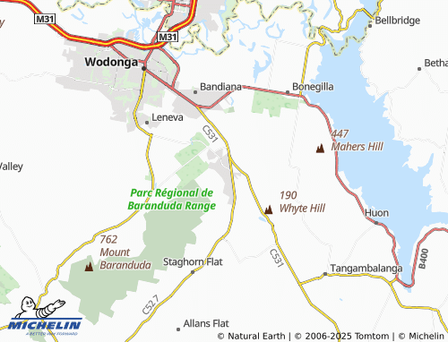 MICHELIN Baranduda map - ViaMichelin