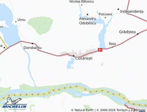 MICHELIN Ciocănești map - ViaMichelin