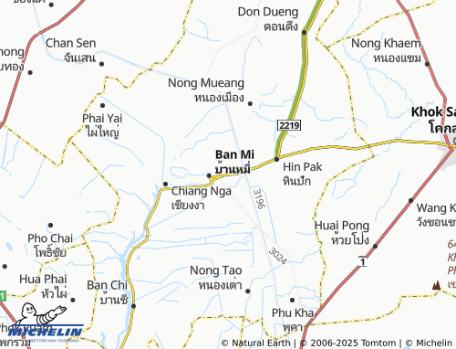 MICHELIN Phon Thong map - ViaMichelin